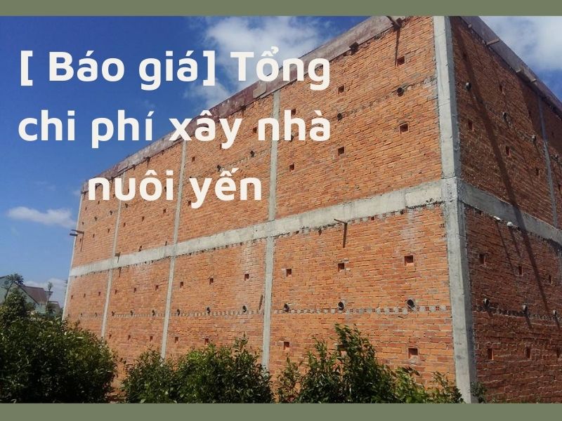 [ Báo giá] Tổng chi phí xây dựng nhà yến